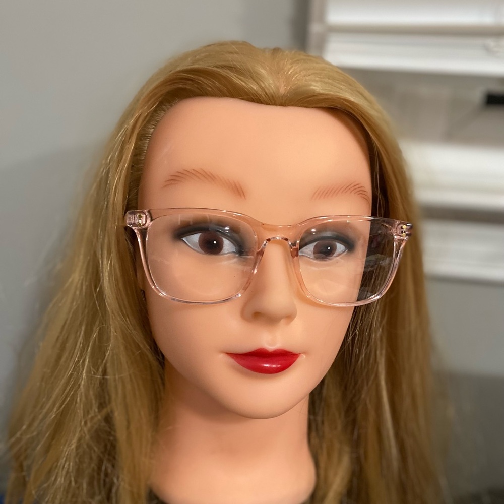 Italian design livho clear Pink Eyeglasses